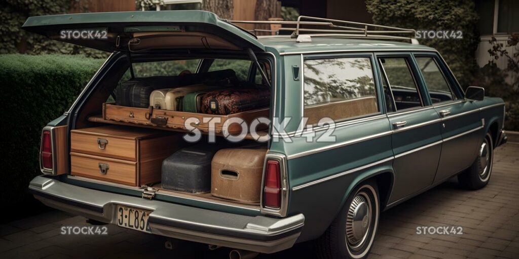 Station wagon family storage