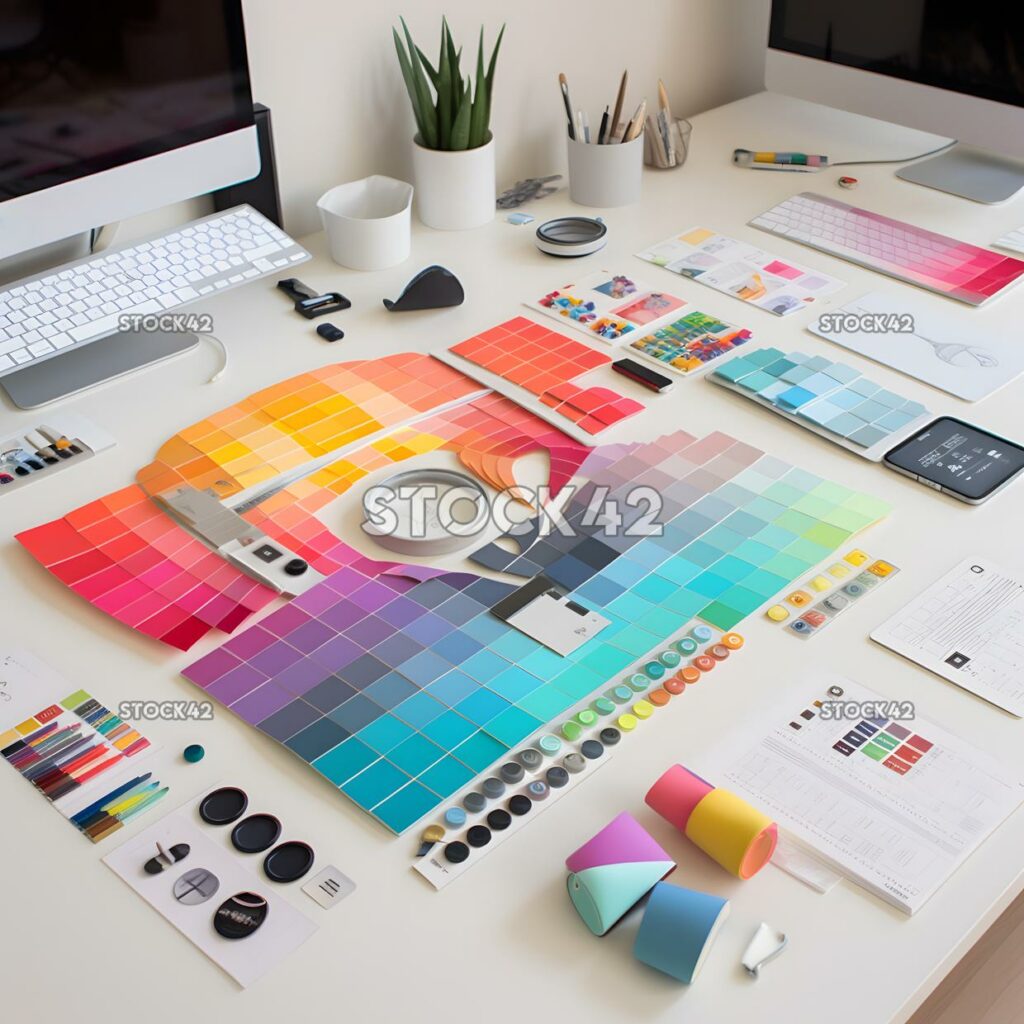 The digital product design studio colors