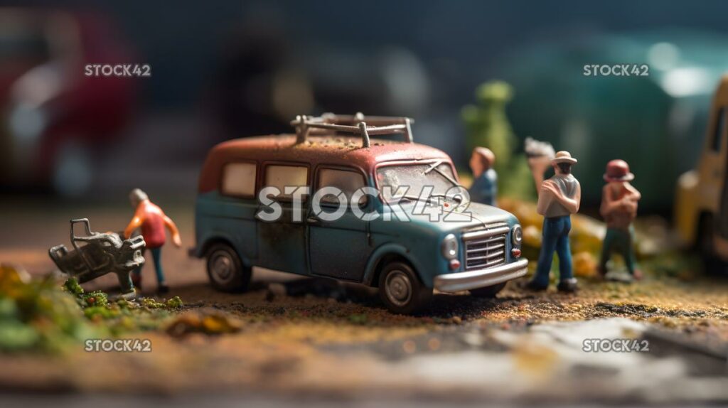 Toy photography miniature playful creative two