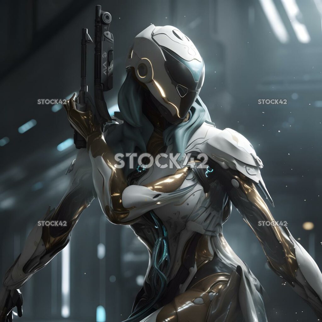 Warframe MMO science-fiction ninja three