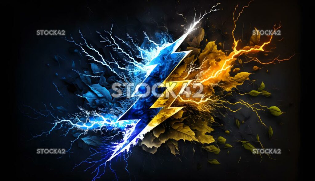 art background blue yellow neon colors contrast creative_