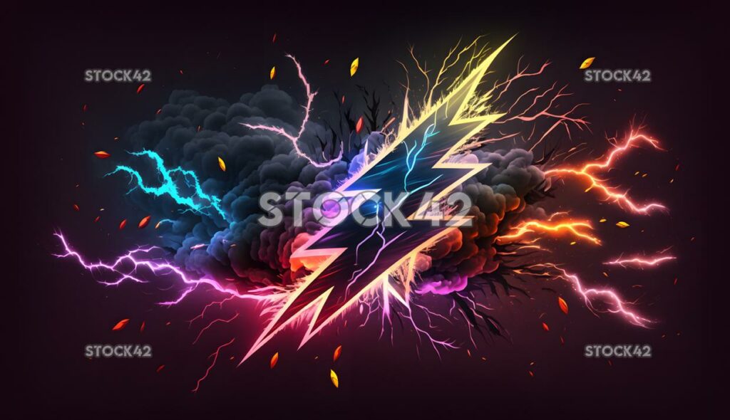 art background neon colors contrast creative dynamic ligh five