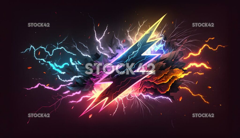 art background neon colors contrast creative dynamic ligh four