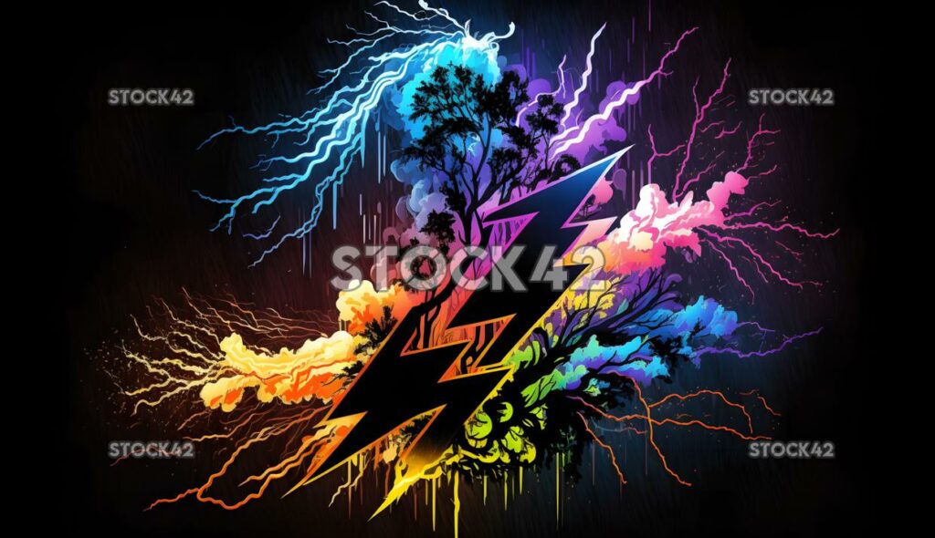 art background neon colors contrast creative dynamic ligh seven