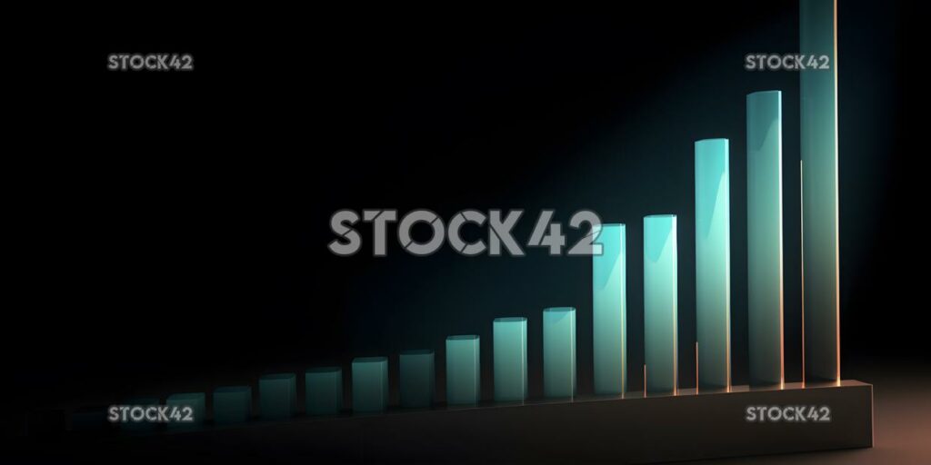 bar graph trending upwards one