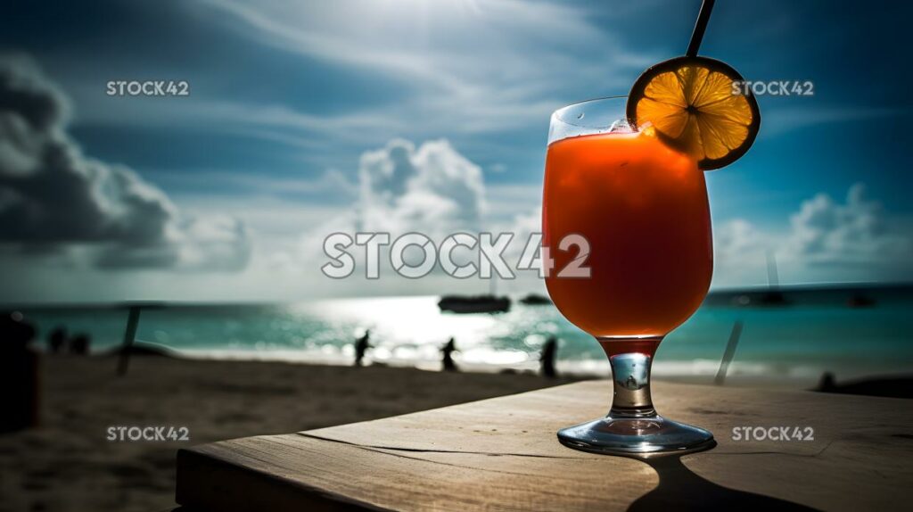 beach sun relaxation cocktails tropical high contrast two