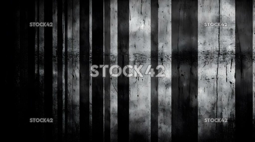 black and white striped background with a subtle textured one