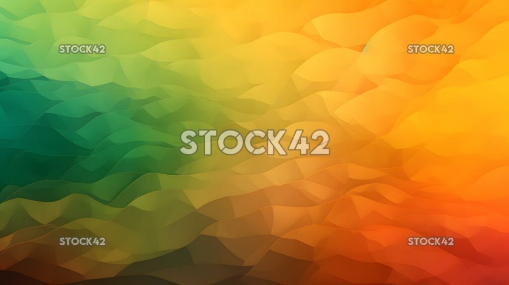 blend of orange yellow and green in a gradient pattern