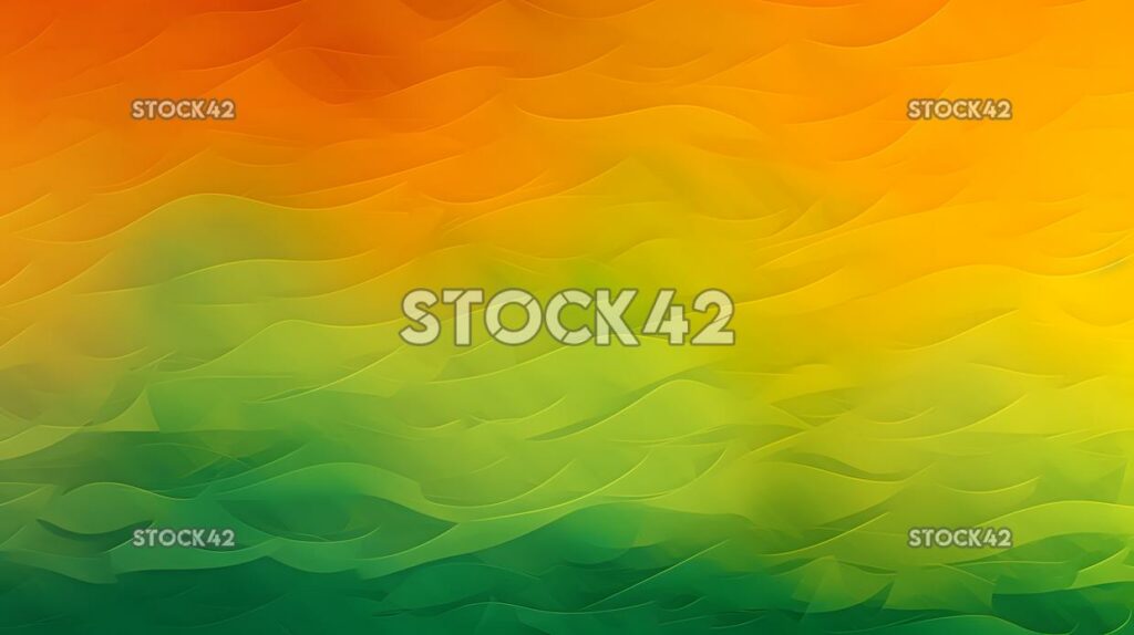 blend of orange yellow and green in a gradient pattern one