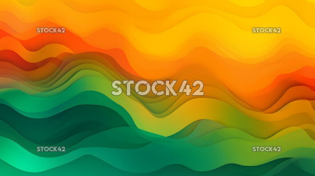 blend of orange yellow and green in a gradient pattern two