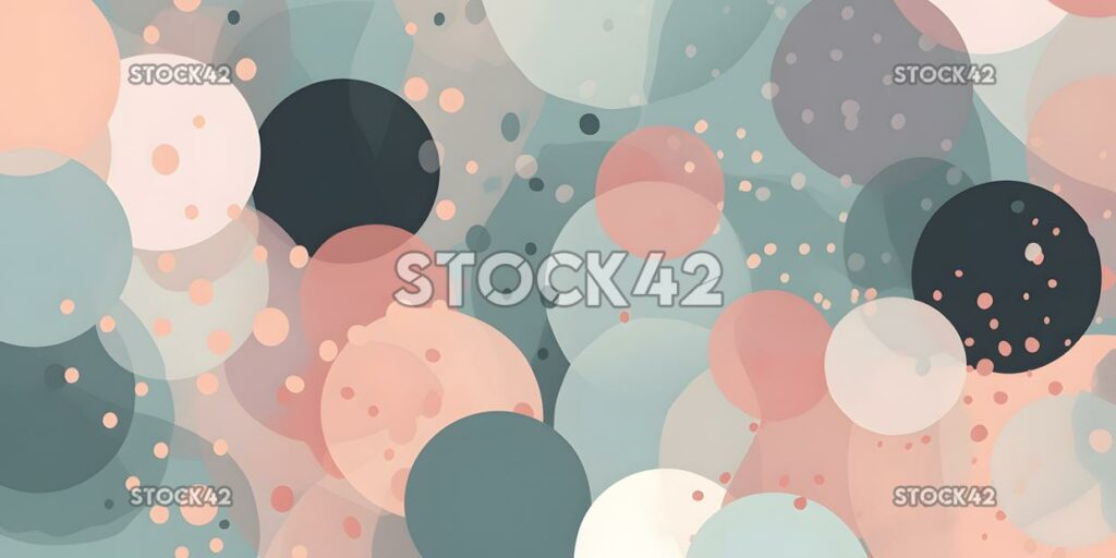 blend of pastel colors in a scattered dot pattern one