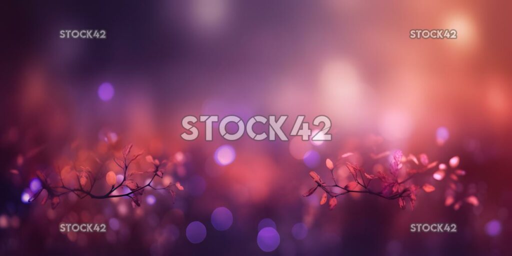 bokeh background in shades of purple and pink two