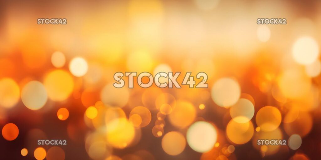 bokeh background in shades of yellow and orange