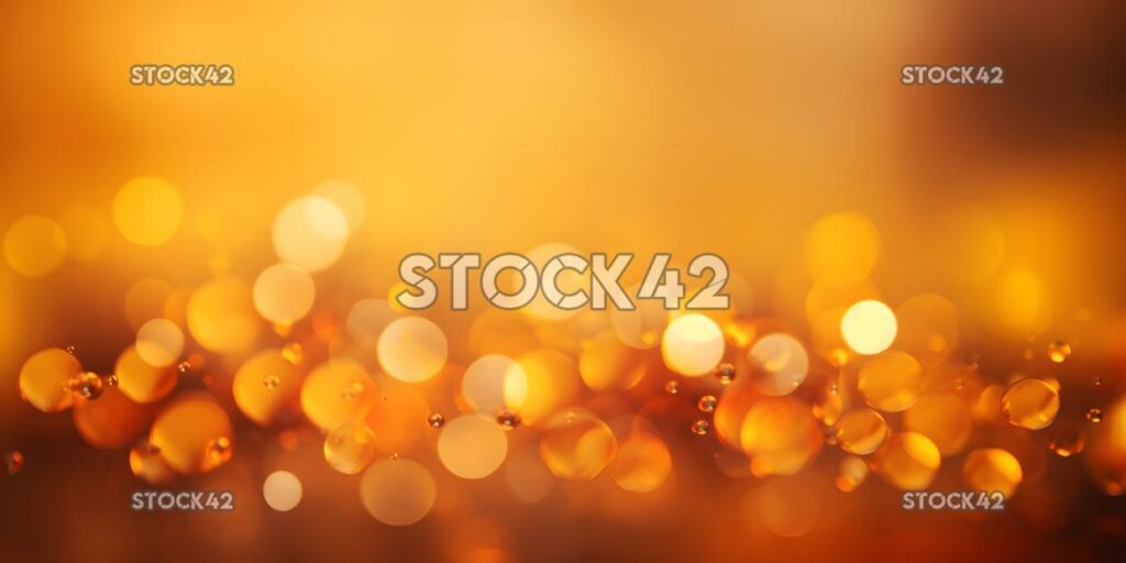 bokeh background in shades of yellow and orange two