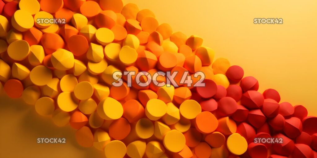 bright and energetic gradient of yellows and oranges three