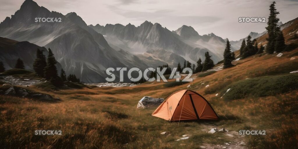 Camping Natur Abenteuer Wildnis Wandern Zwei