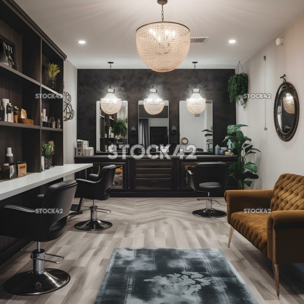 chicandmodernhairsalon mit trendydecorandskille zwei