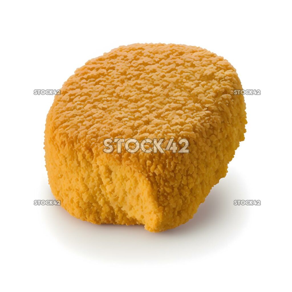 chicken nugget blank white background realistic one