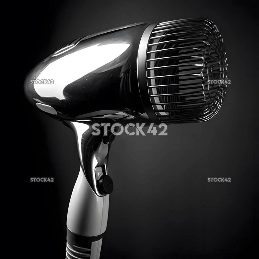 close-up of a hair dryer