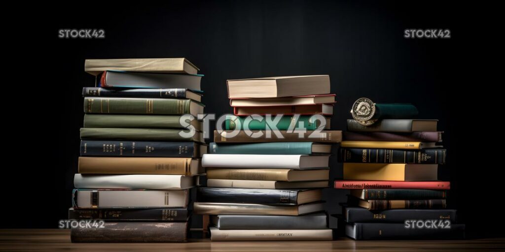 collection of business books and resources symbolizing th