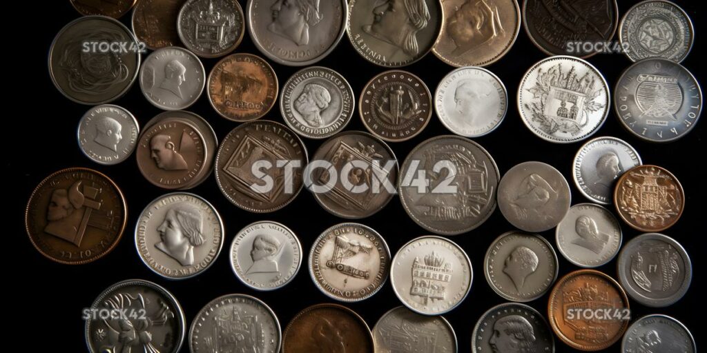 Colección de monedas raras de todo el mundo dos