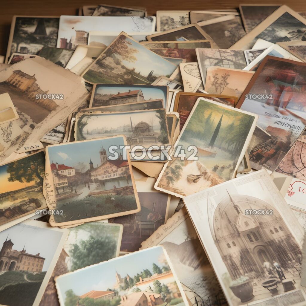 Colección de postales vintage de todo el mundo