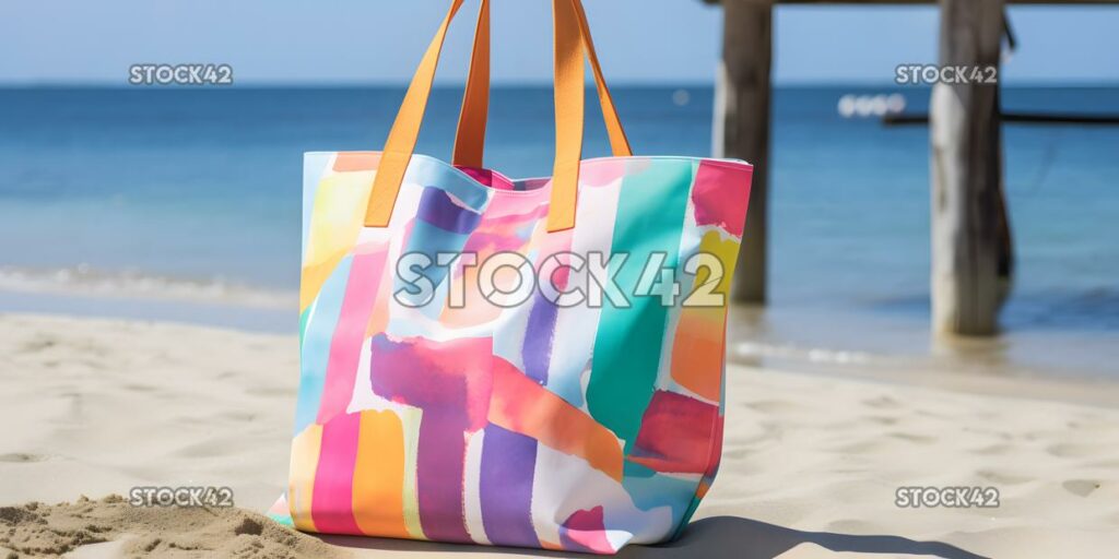 colorfulandstylishbeachtotebagperfectforcarryin