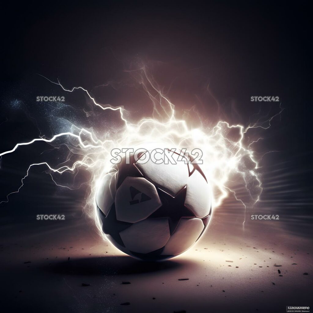 creative dynamic lightning football five