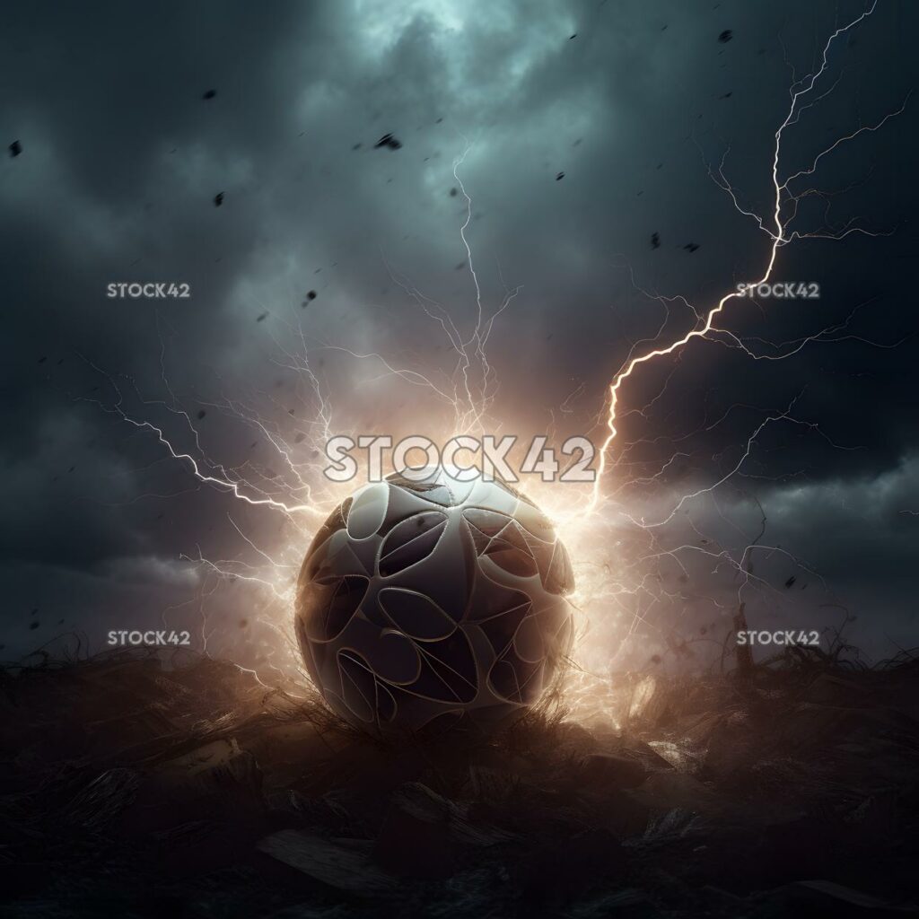 creative dynamic lightning football four