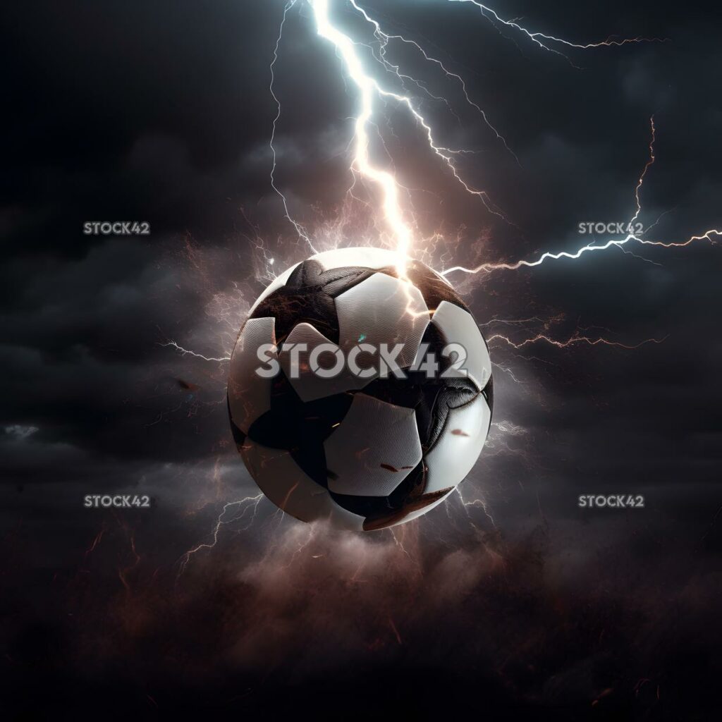 creative dynamic lightning football one