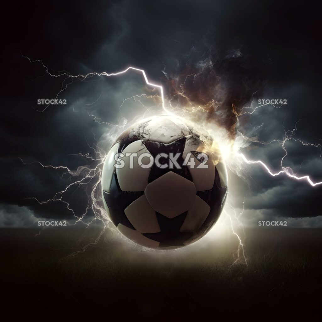 creative dynamic lightning football six