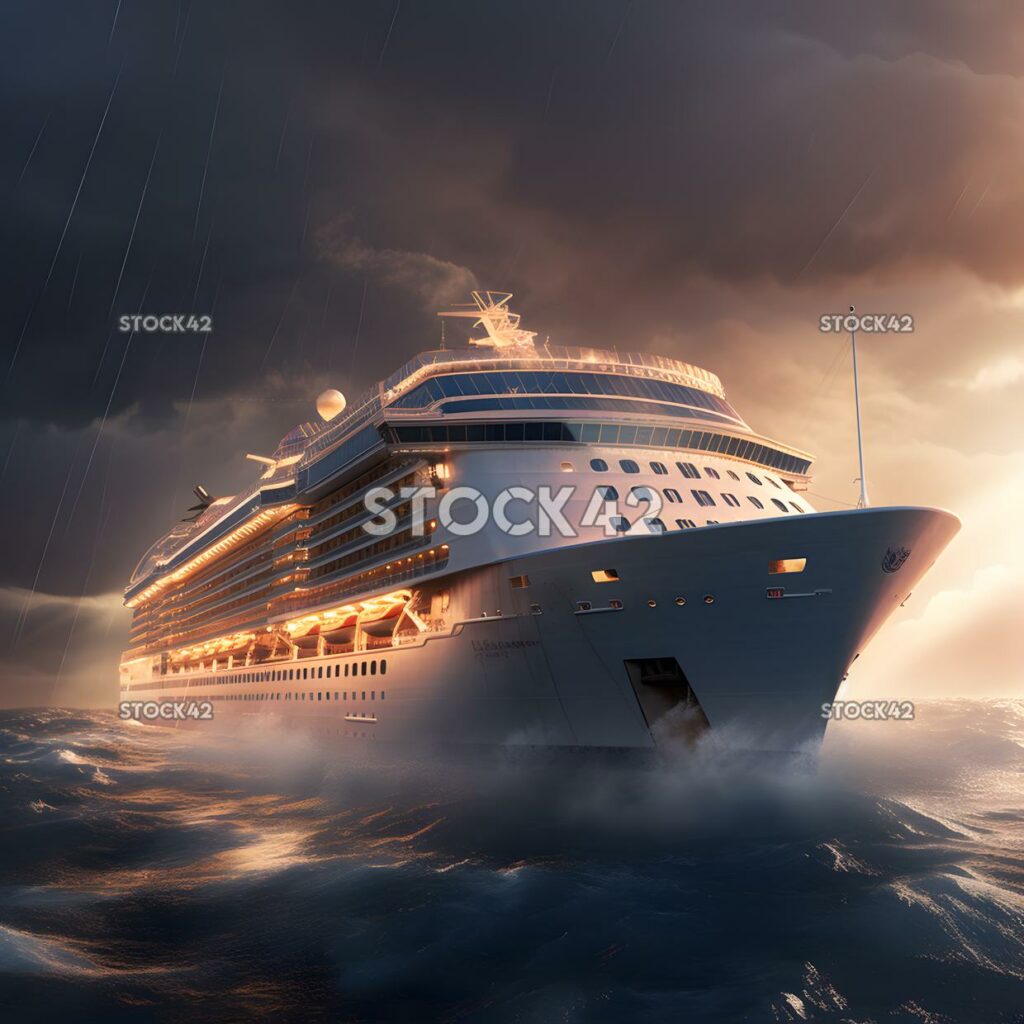 cruise sea luxury relaxation entertainment Hyper-realisti two