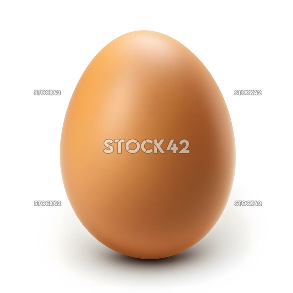 egg blank white background realistic two