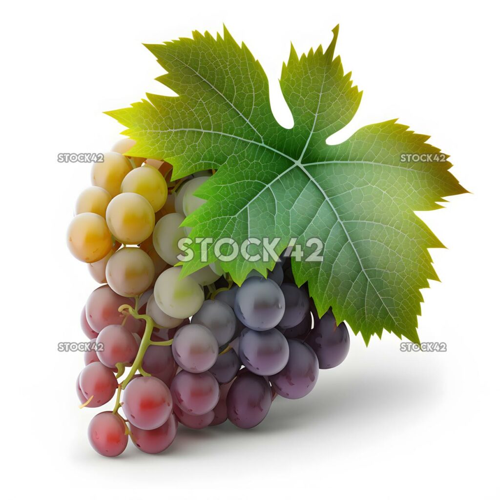 grape blank white background