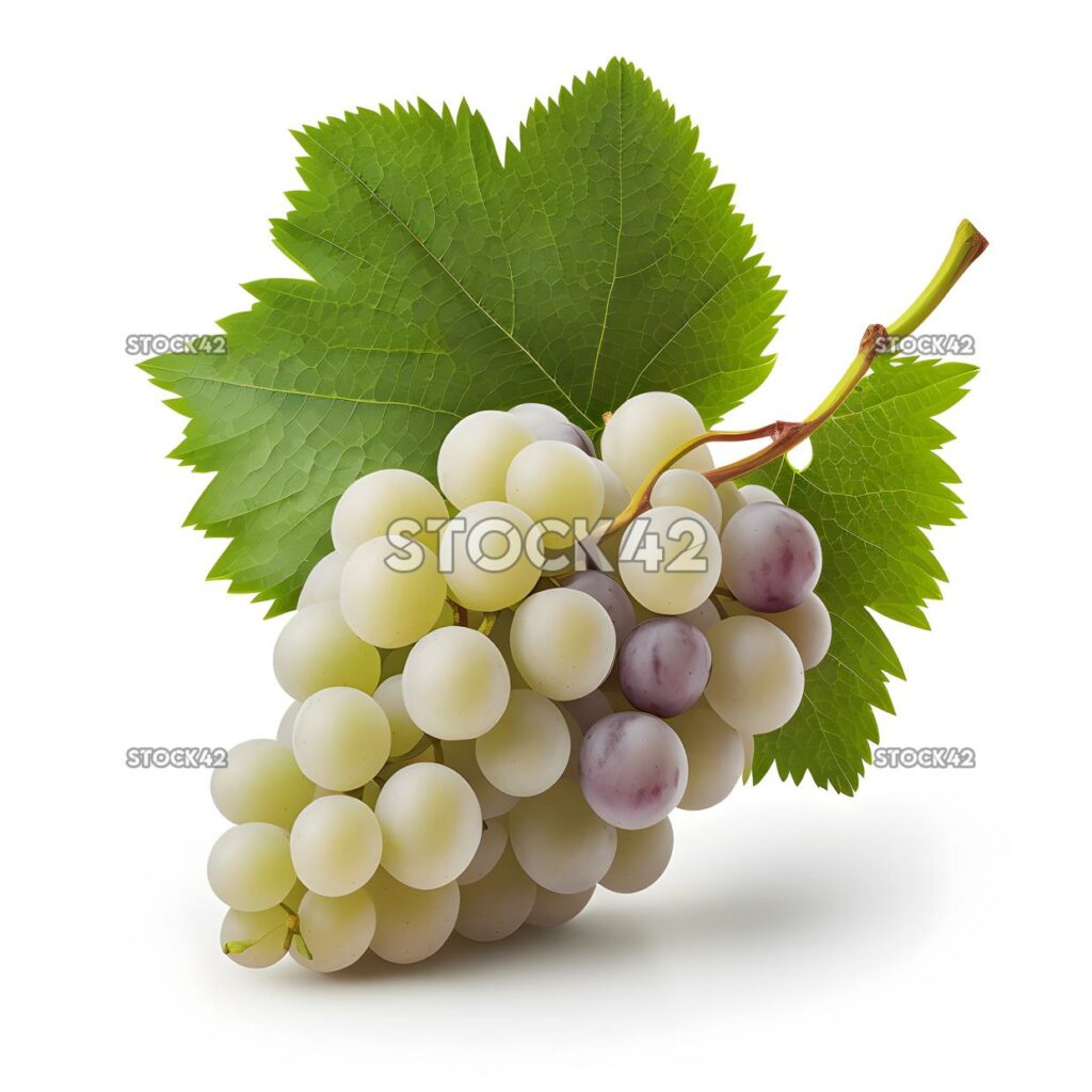 grape blank white background three