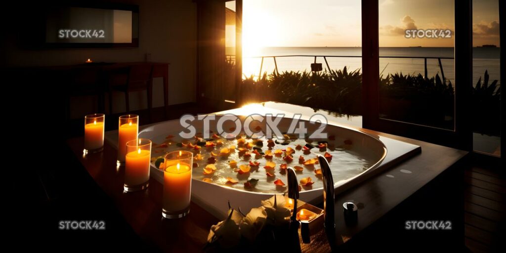 honeymoon romance luxury spa relaxation high contrast three