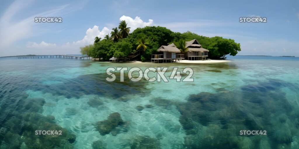 Insel tropisches Paradies Entspannung Schnorcheln