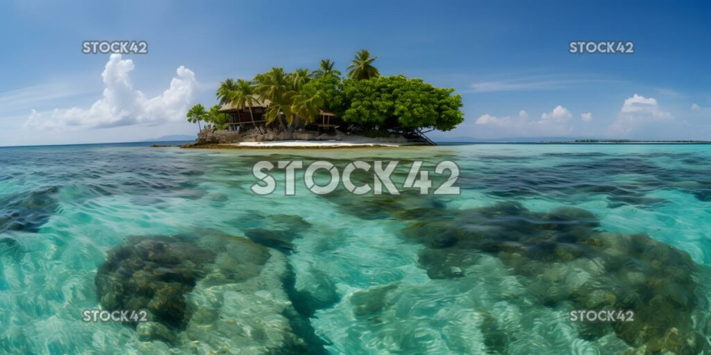 Insel tropisches Paradies Entspannung Schnorcheln zwei