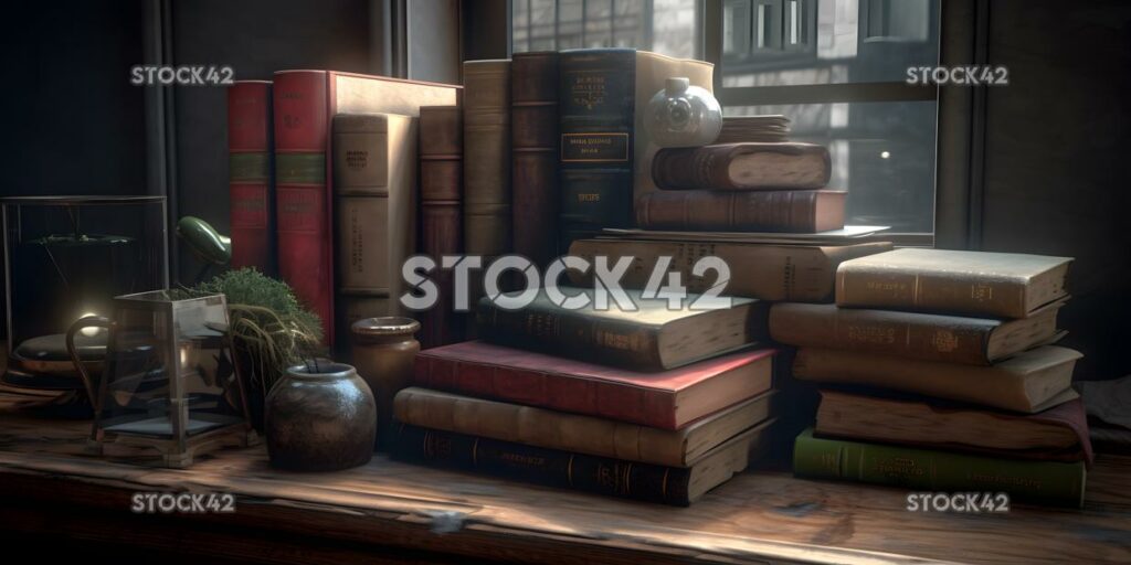 reading literature books Hyper-realistic textures two