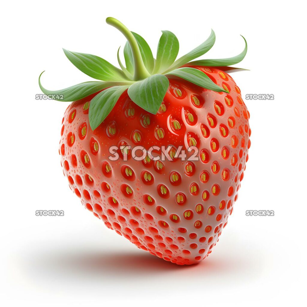 strawberry blank white background–ar–v4