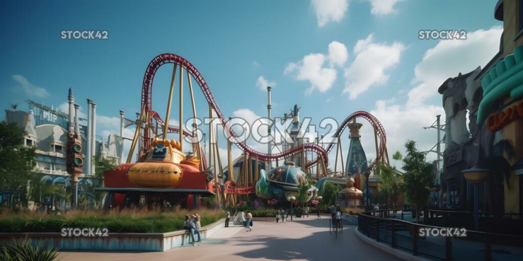 theme park amusement family entertainment fun cinematic